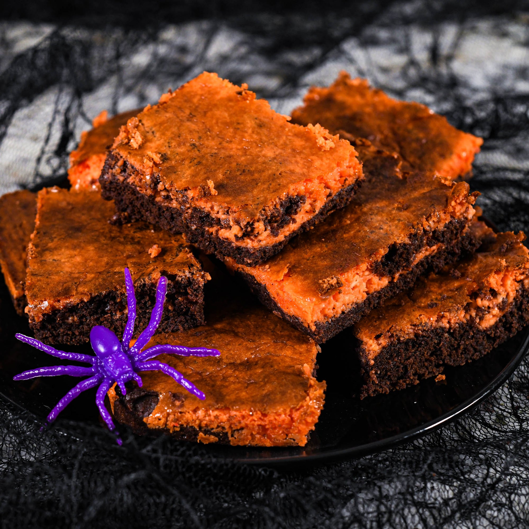 Halloween Brownie Cheesecake in your Air Fryer Oven