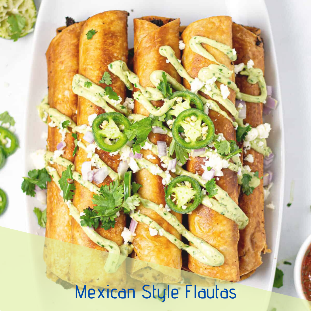 Mexican Style Chicken Flautas