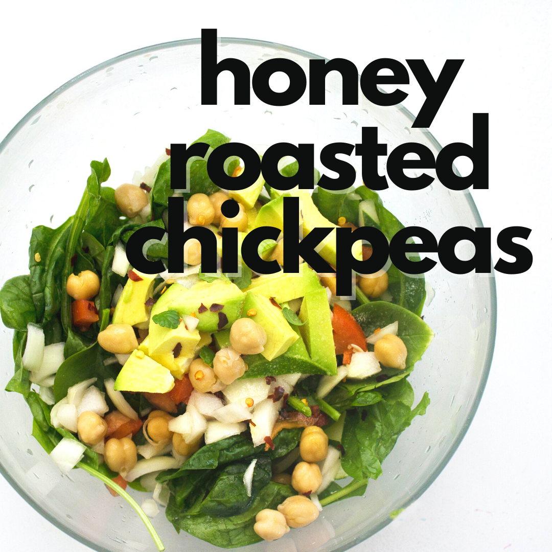Air Fryer Honey Roasted Chickpeas