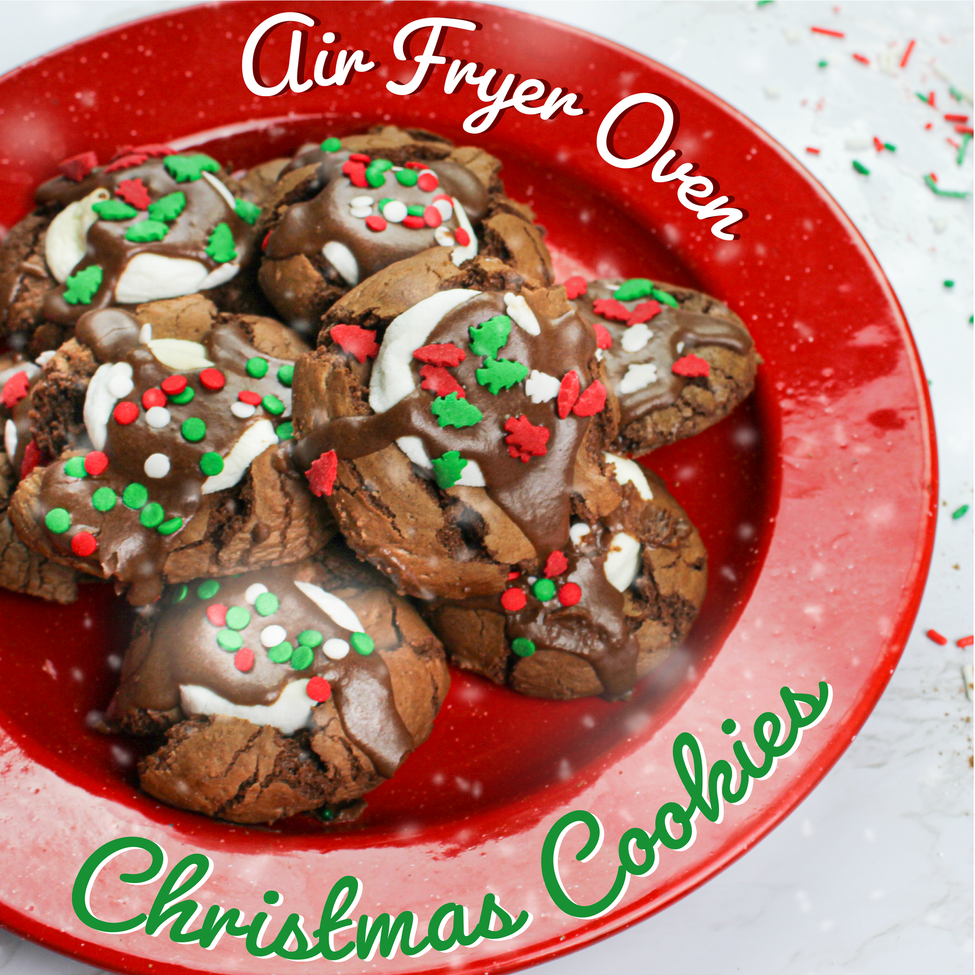 Air Fryer Oven Christmas Cookies!