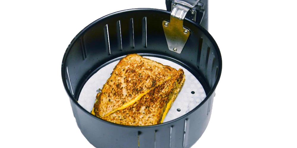 9" Perforated Parchment Non-Stick Air Fryer Liners - 100 Pieces