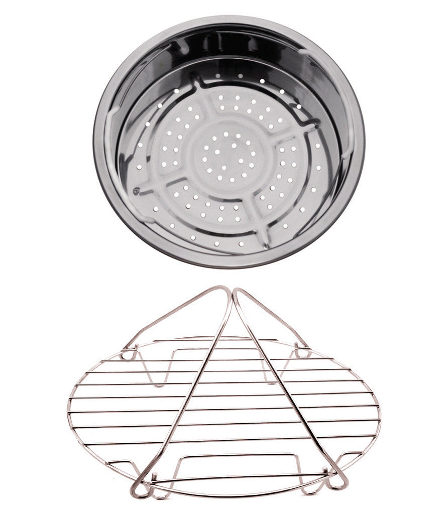 Pressure Cooker Slow Cooker Stainless Steel Steam Basket and Rack