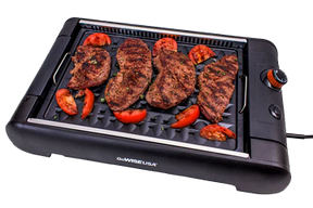 2-in-1 Smokeless Electric Indoor BBQ Grill and Griddle