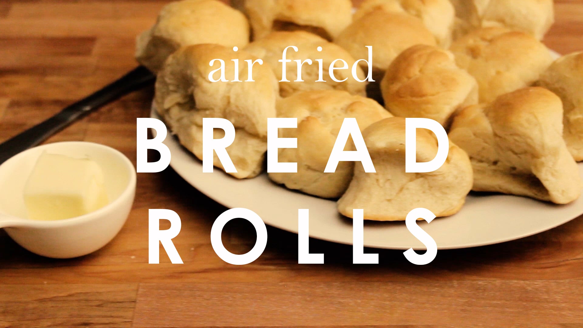 Homemade Air Fried Bread Rolls