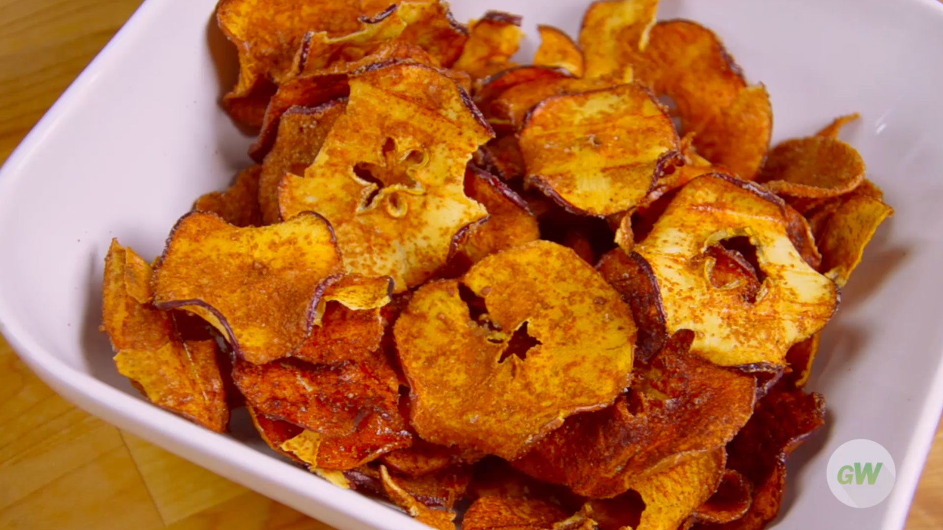 Air Fried Apple Chips