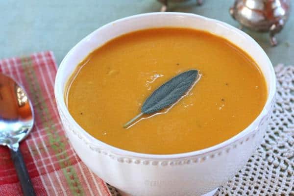 Apple Cider Cheddar Cheese Butternut Squash Soup