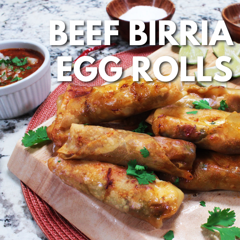 Birria Egg Rolls
