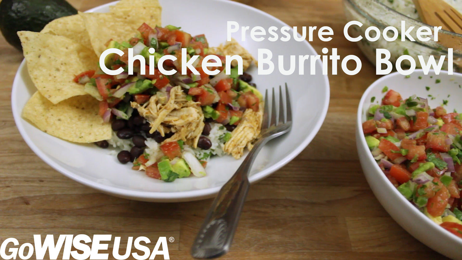Chicken Burrito Bowl in the Pressure Cooker