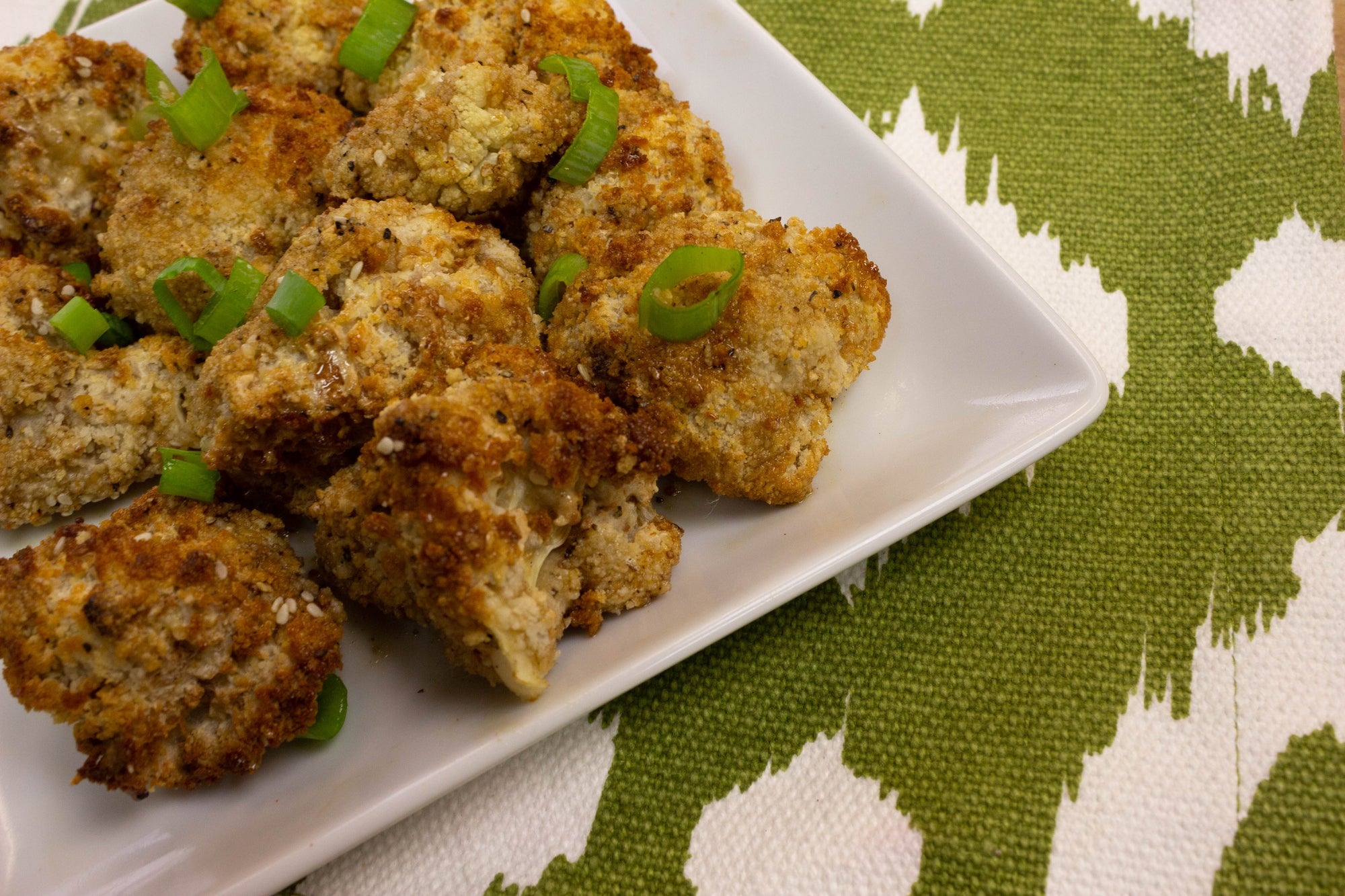 Air Fryer Vegan Sesame Cauliflower Wings