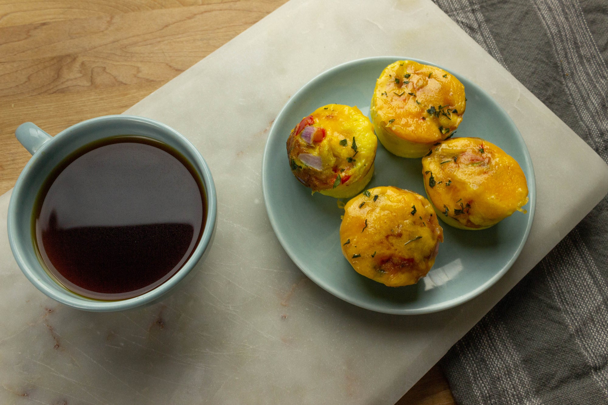 Cheese & Veggie Egg Cups