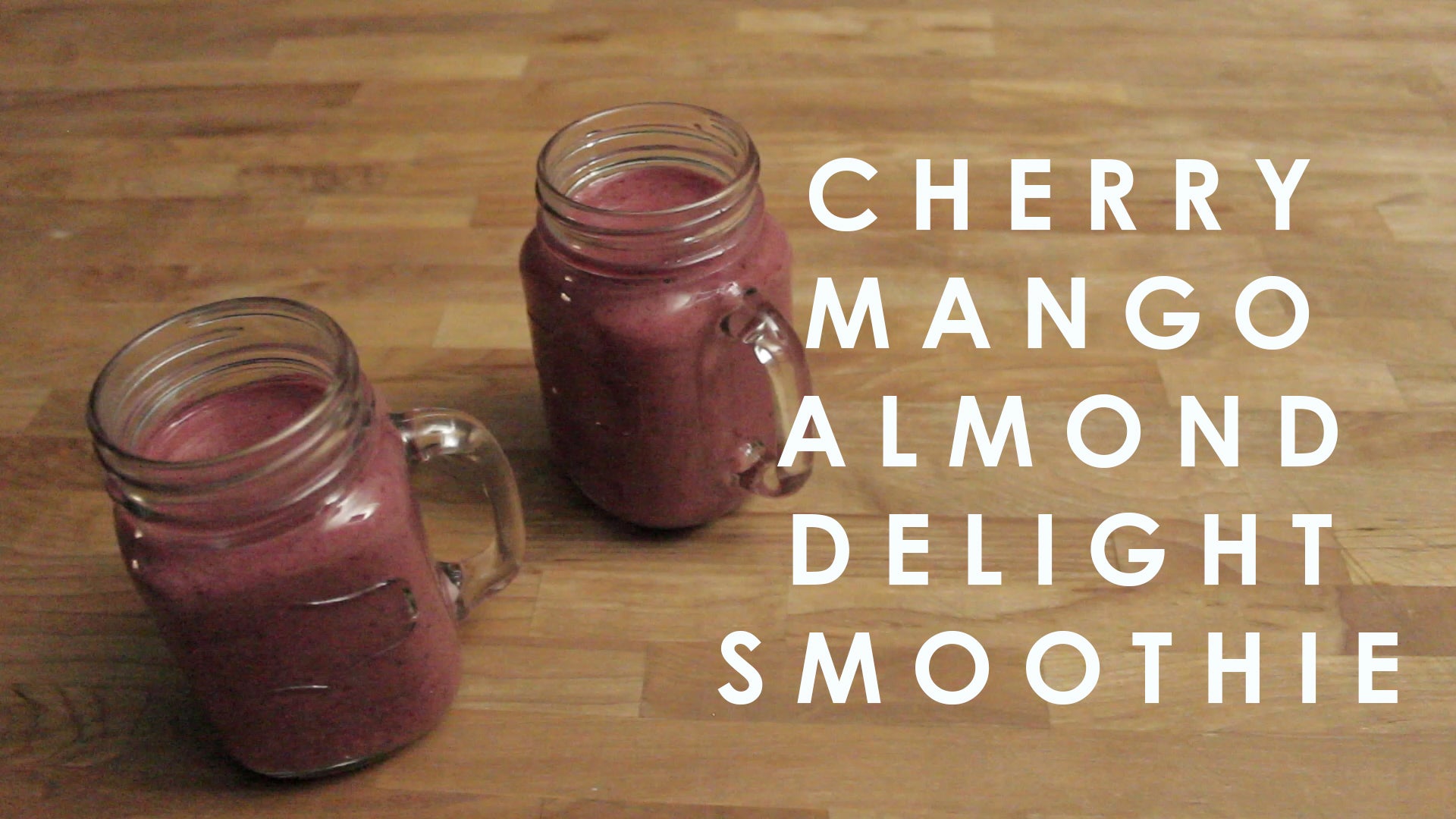 Cherry Mango Almond Delight Smoothie