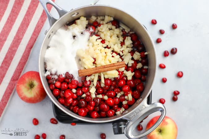 Apple Cider Cranberry Sauce