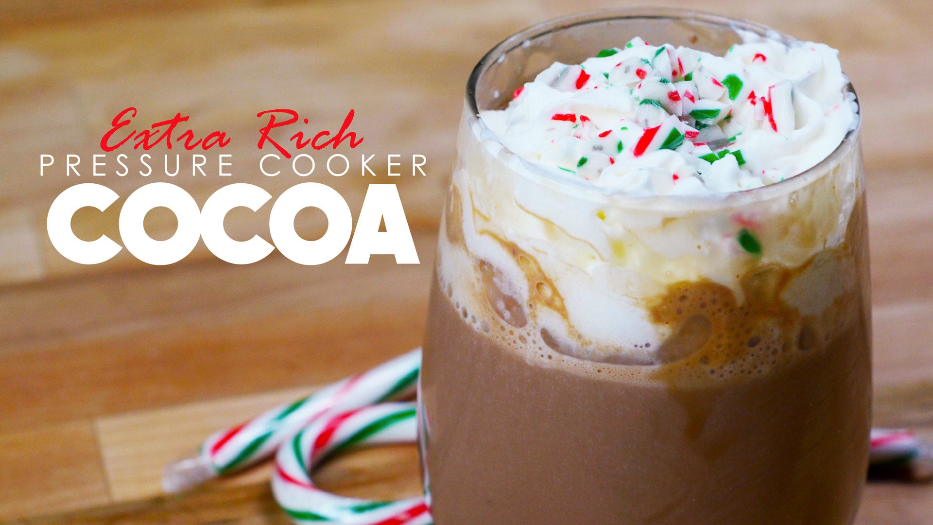 Pressure Cooker Hot Cocoa