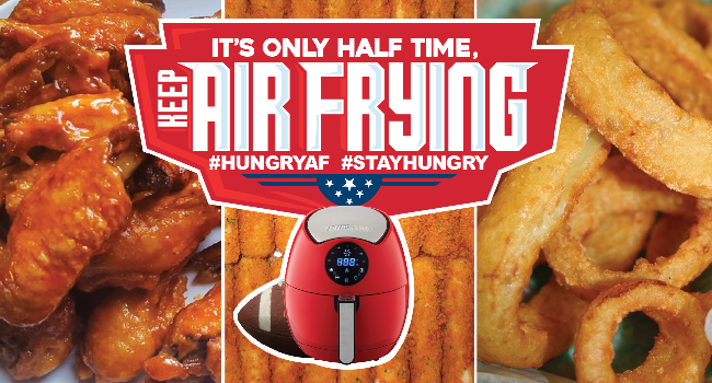Haltime snacks 2017 made with air fryer