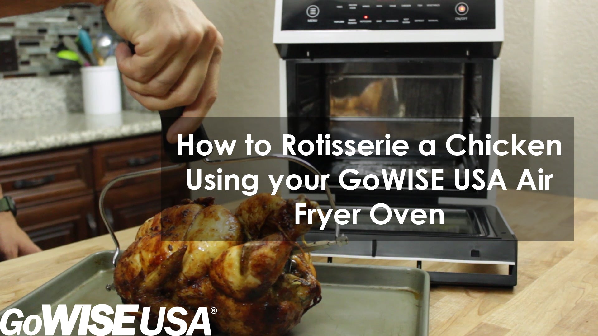 How to Use The Rotisserie Function on your Air Fryer Oven