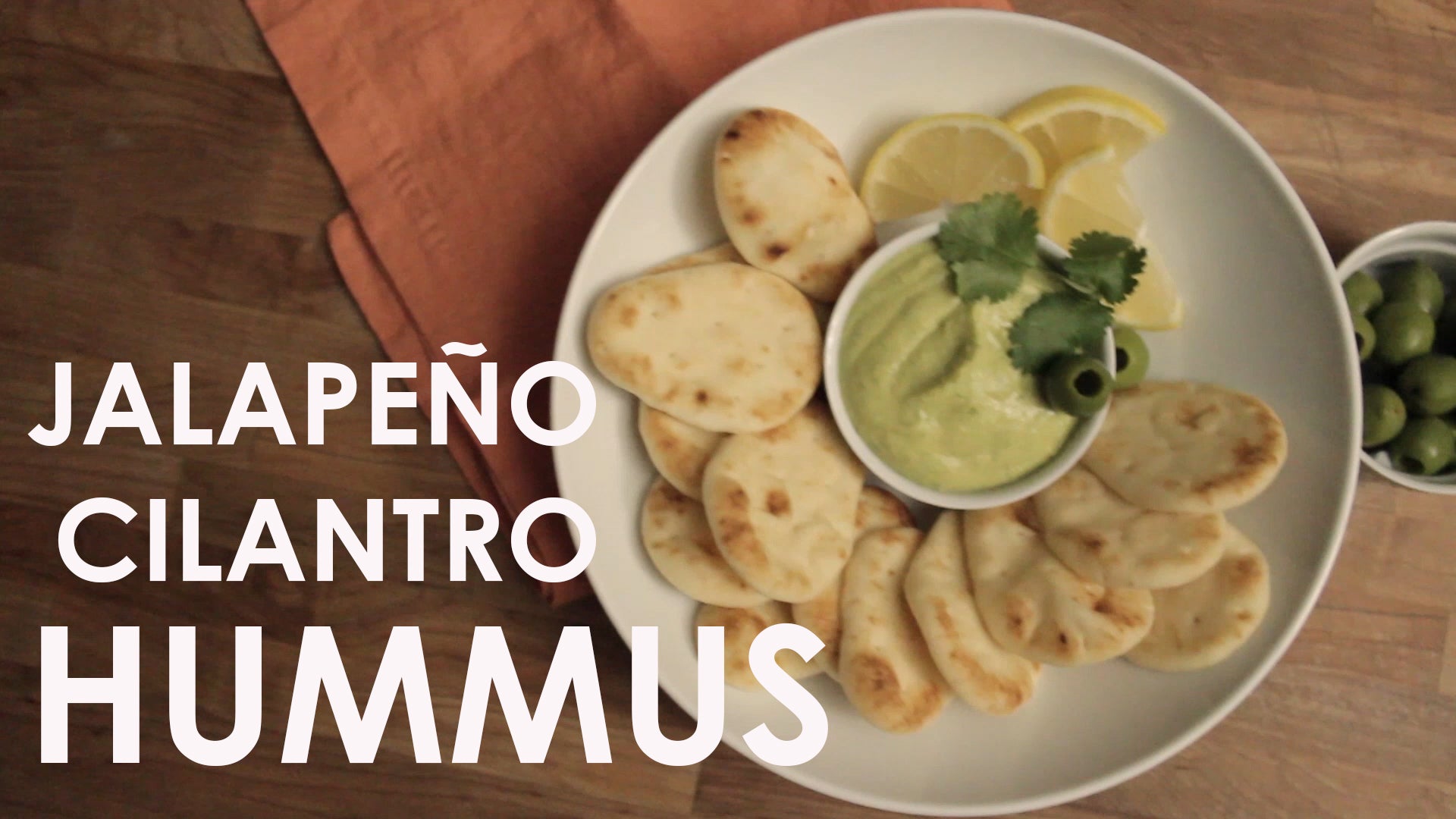 Jalapeño Cilantro Hummus
