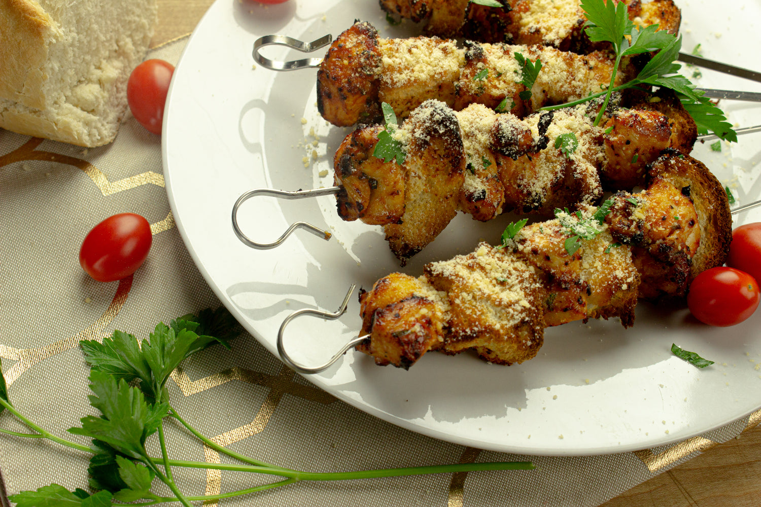 Italian Chicken Skewers