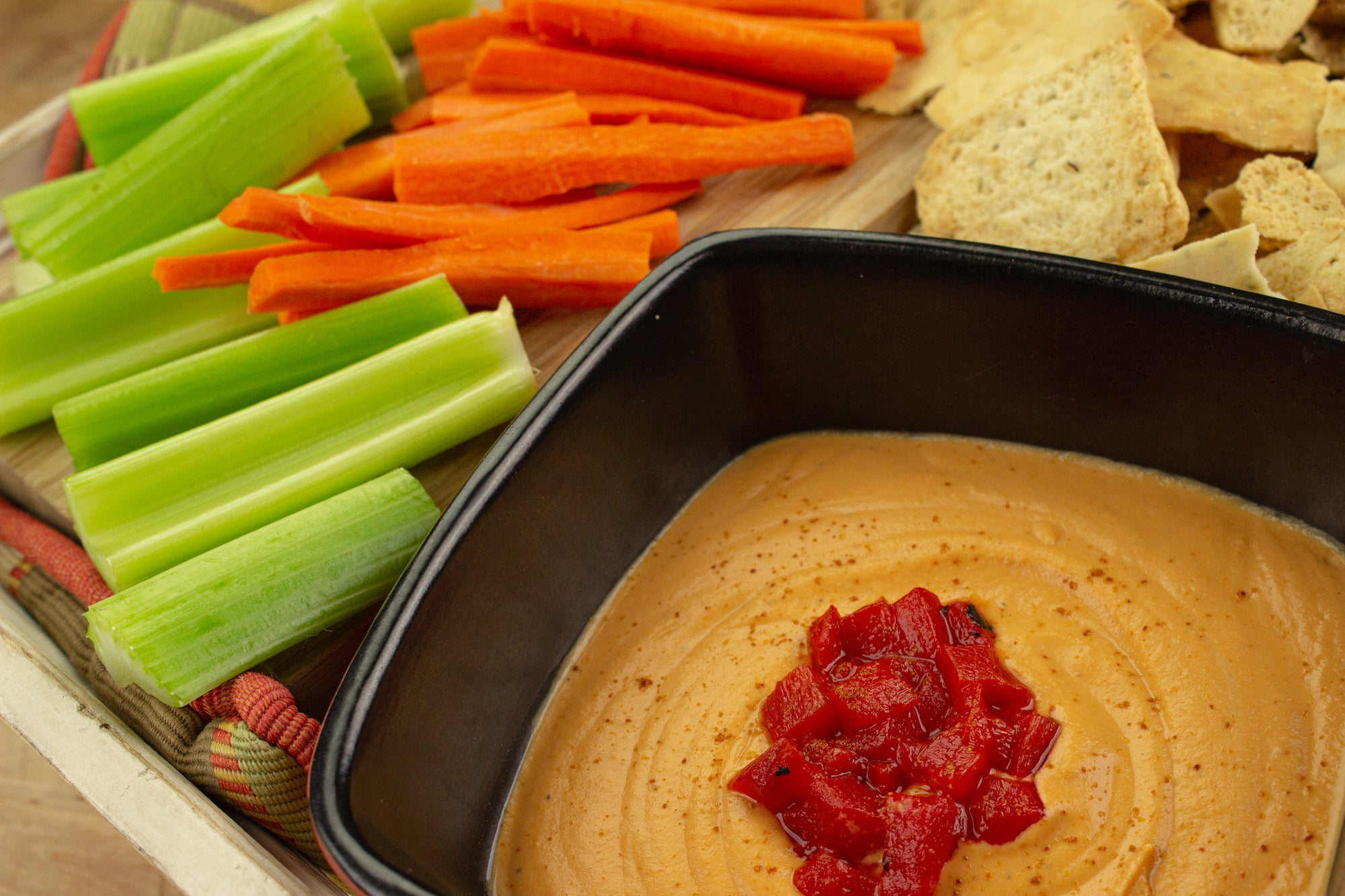 Roasted Red Pepper Hummus