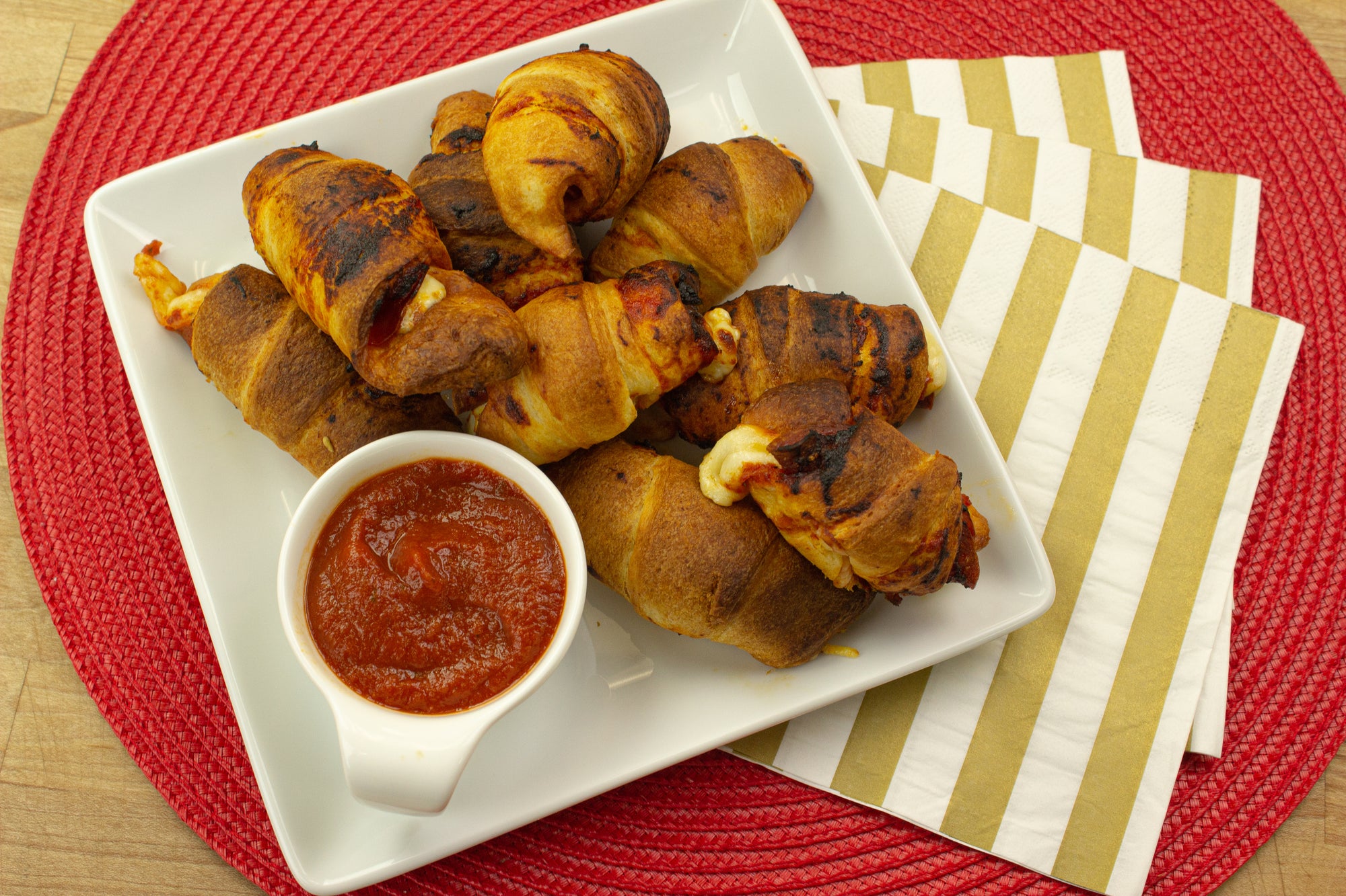 Pizza Rollup Snackers