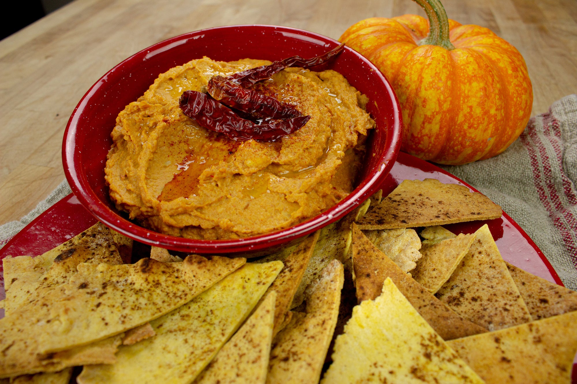 Smoky Pumpkin Hummus