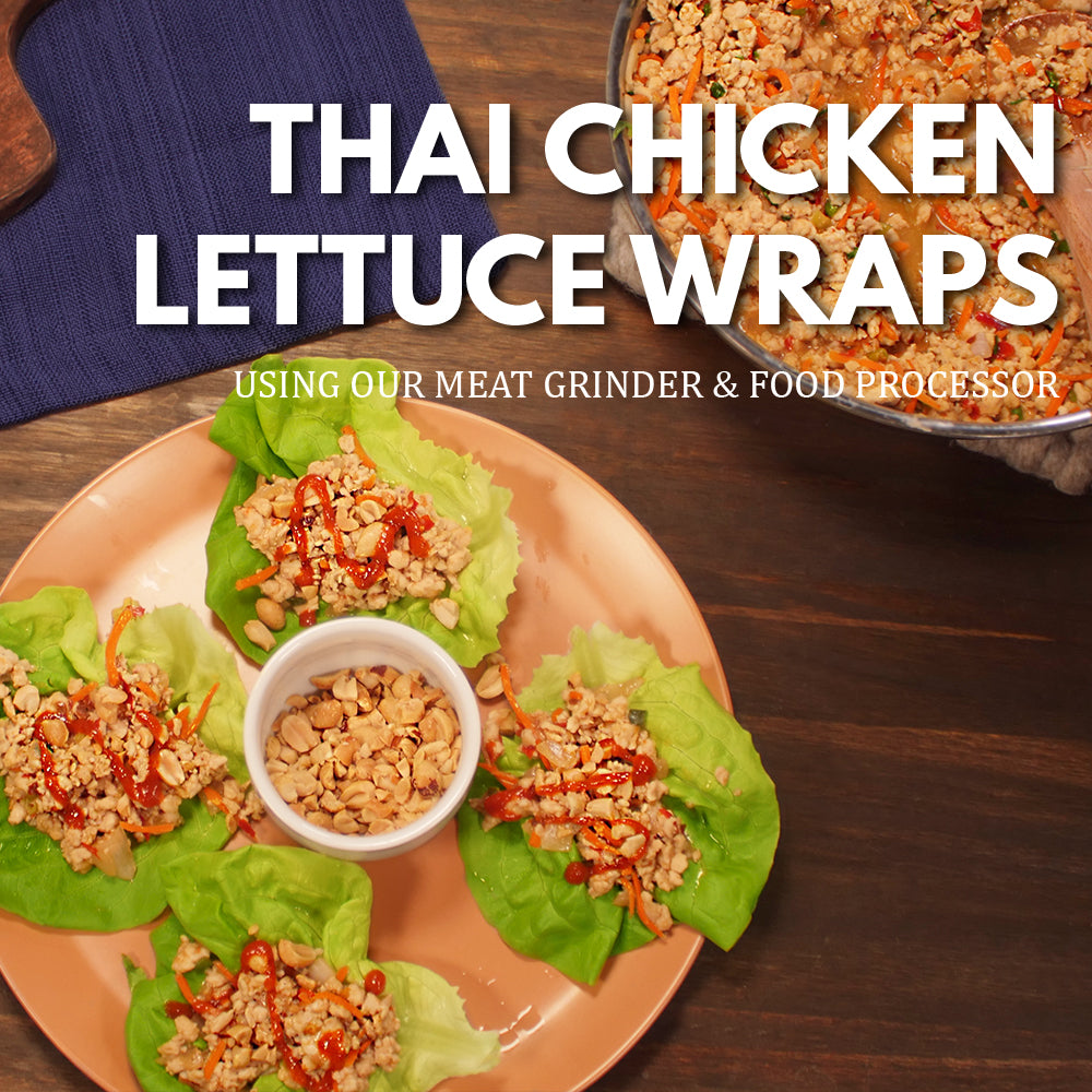 Thai Chicken Lettuce Wraps