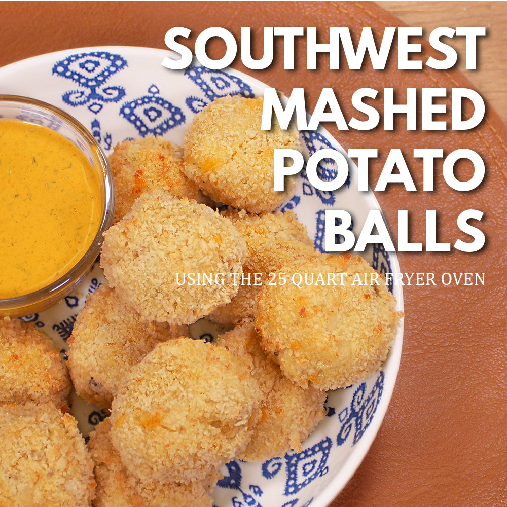 Air Fried Cheesy Mashed Potato Balls