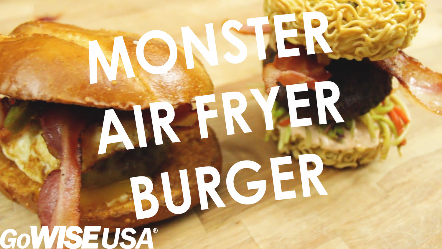 Monster Air Fryer Burger