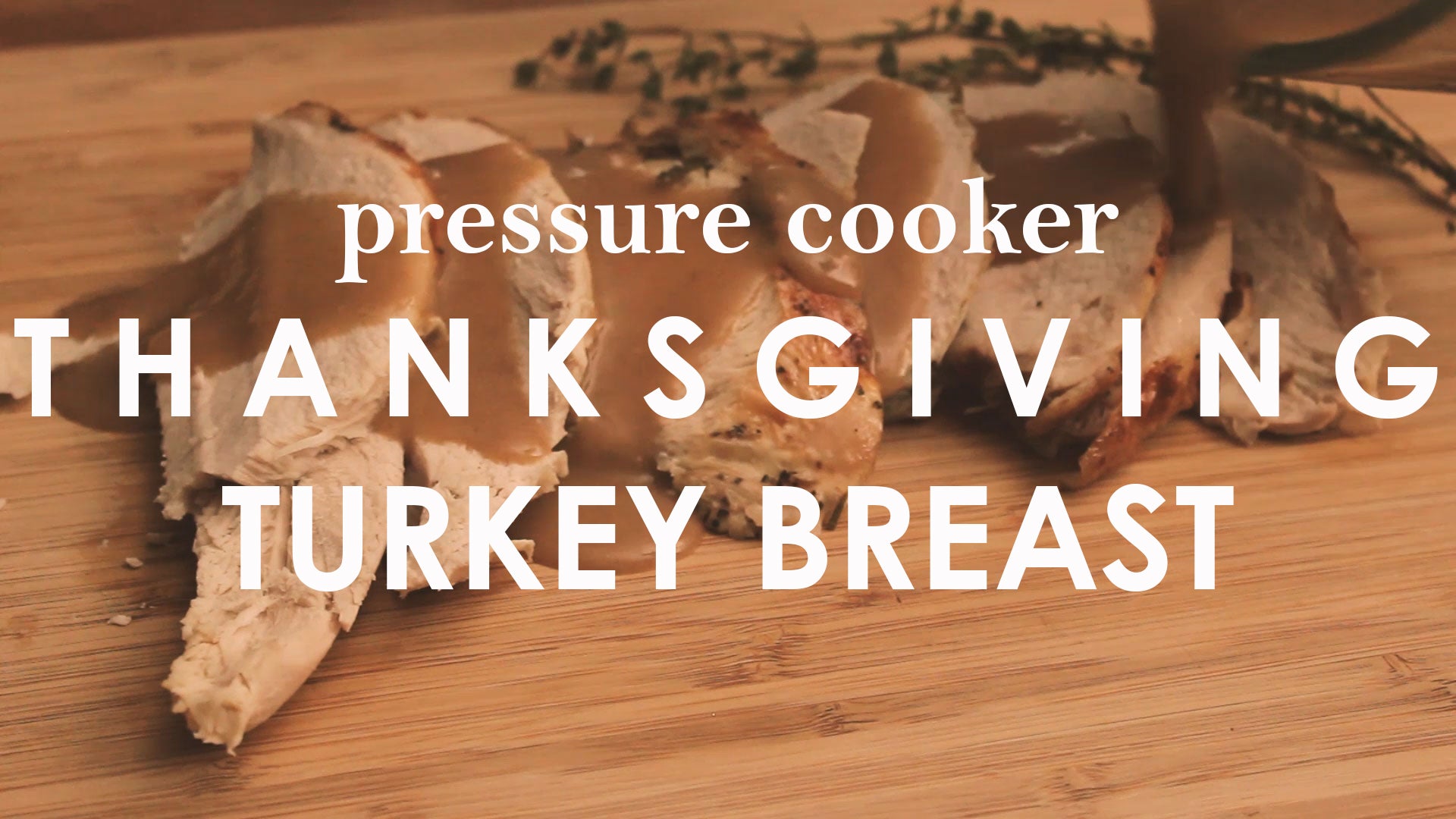 Pressure Cooker Turkey Breast