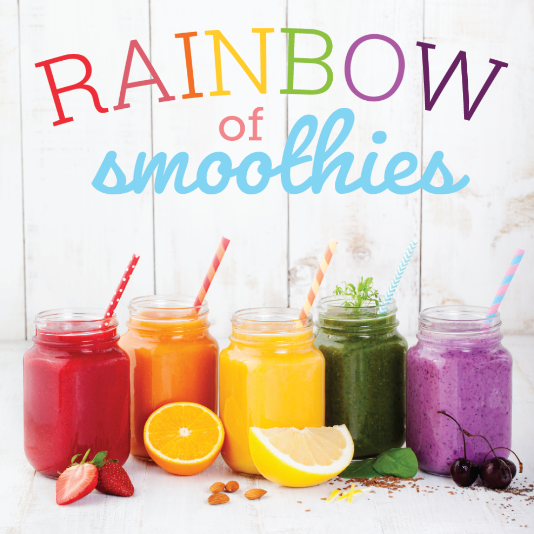 Rainbow of Smoothies in your Blender!