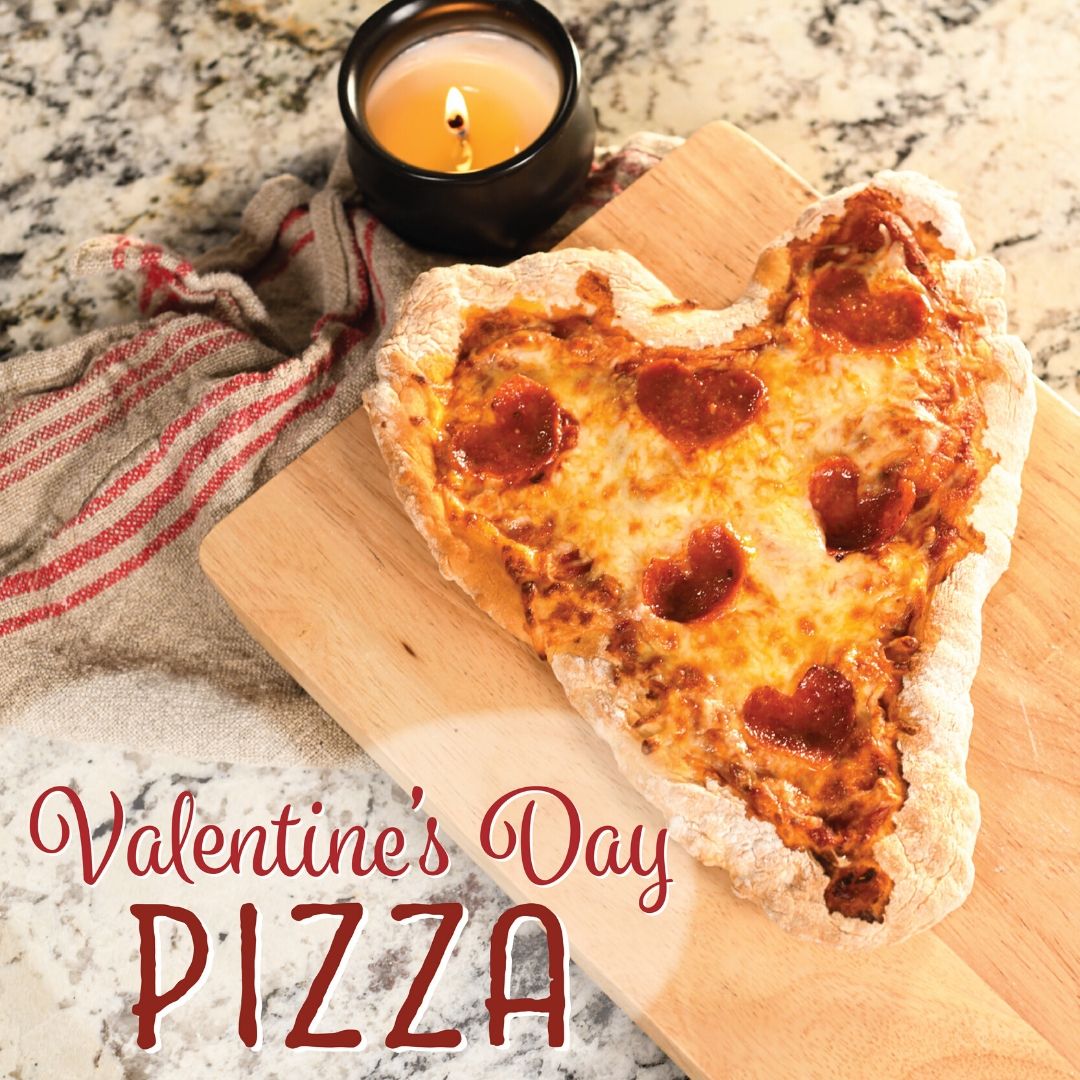Valentine's Day Air Fryer Pizza
