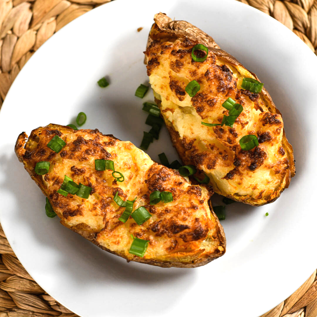 Air Fryer Twice-Baked Potatoes