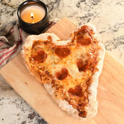 Valentine's Day Air Fryer Pizza