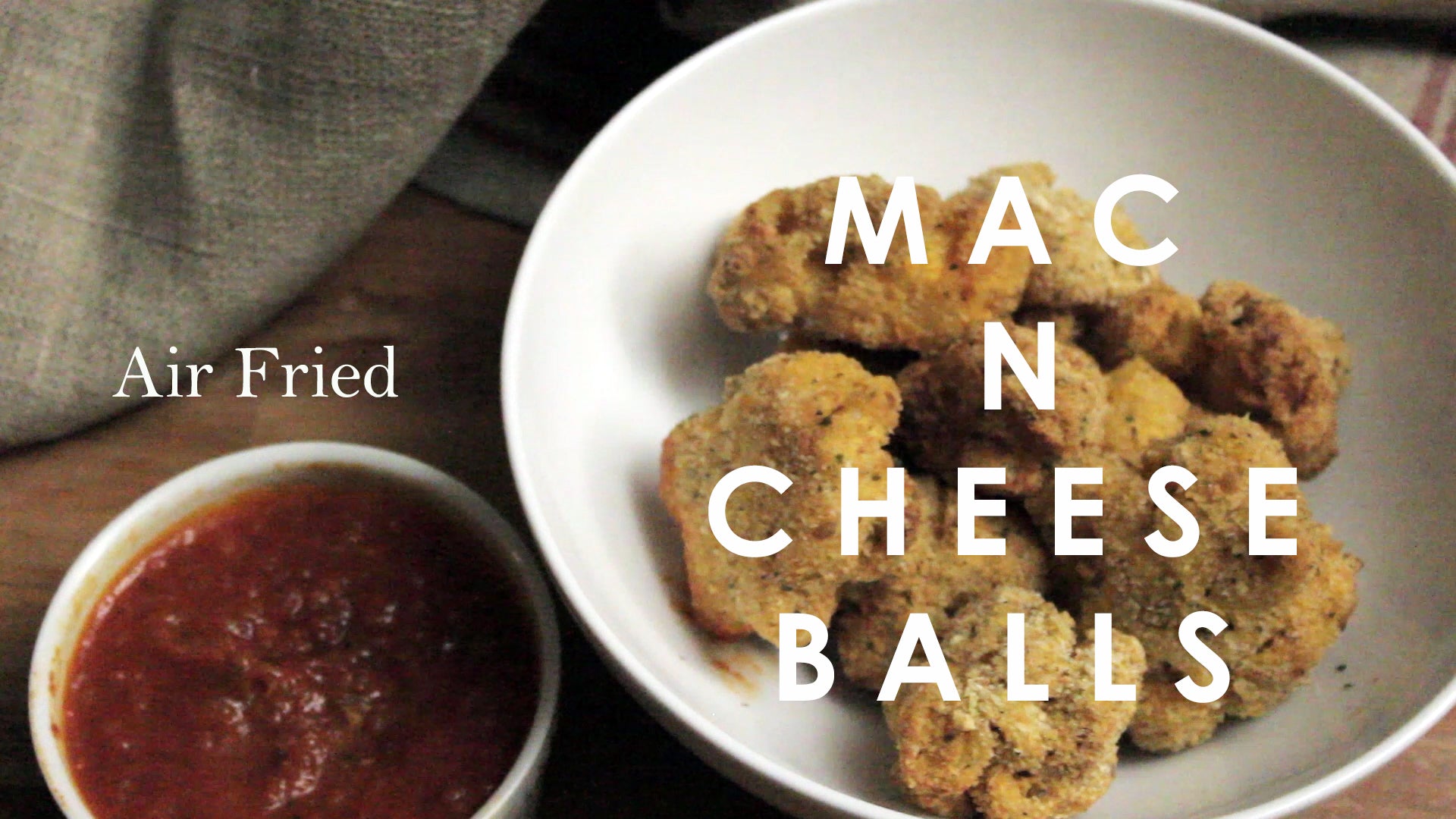 Air Fried Mac N Cheese Balls