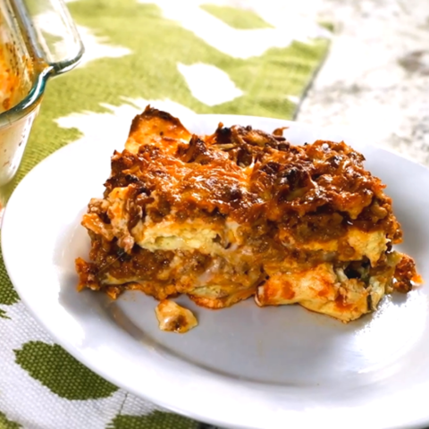 Keto Air Fryer Lasagna