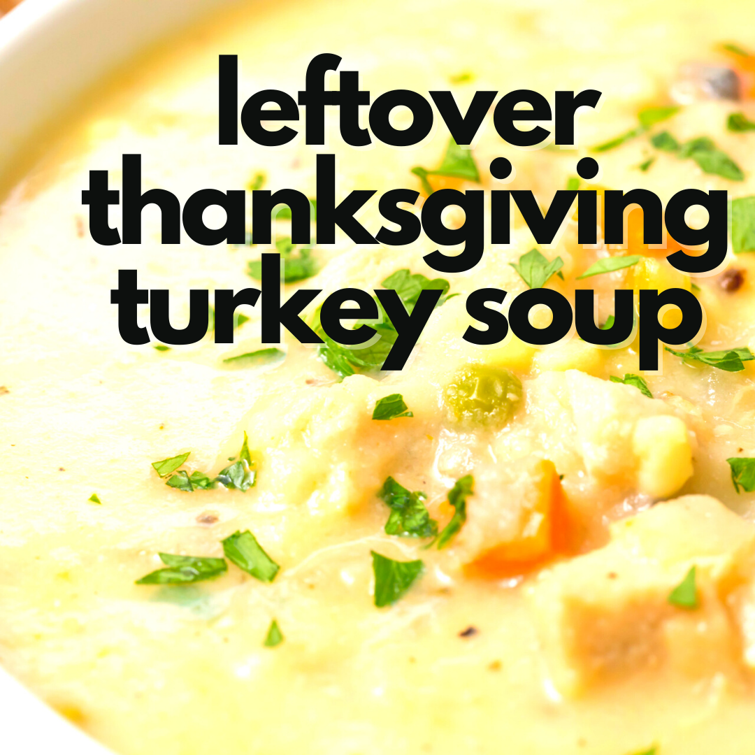 Pressure Cooker Leftover Thanksgiving Turkey Pie Soup