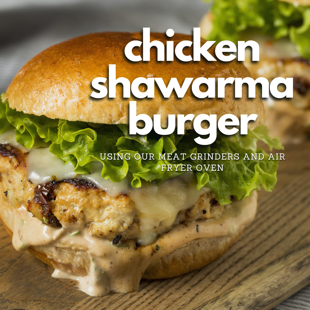 How to make Chicken Shawarma Burgers