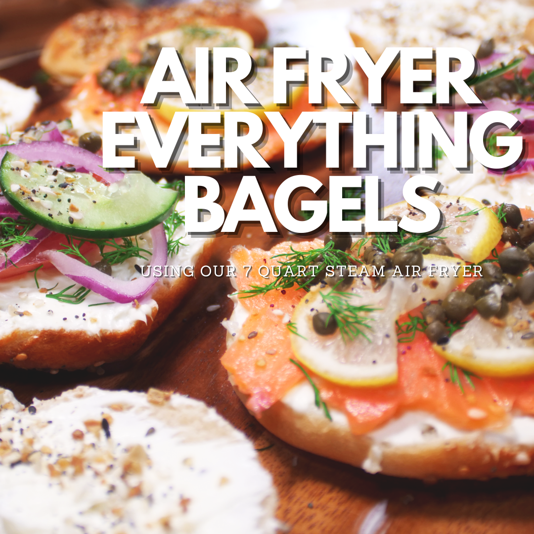 Air Fryer Everything Bagels