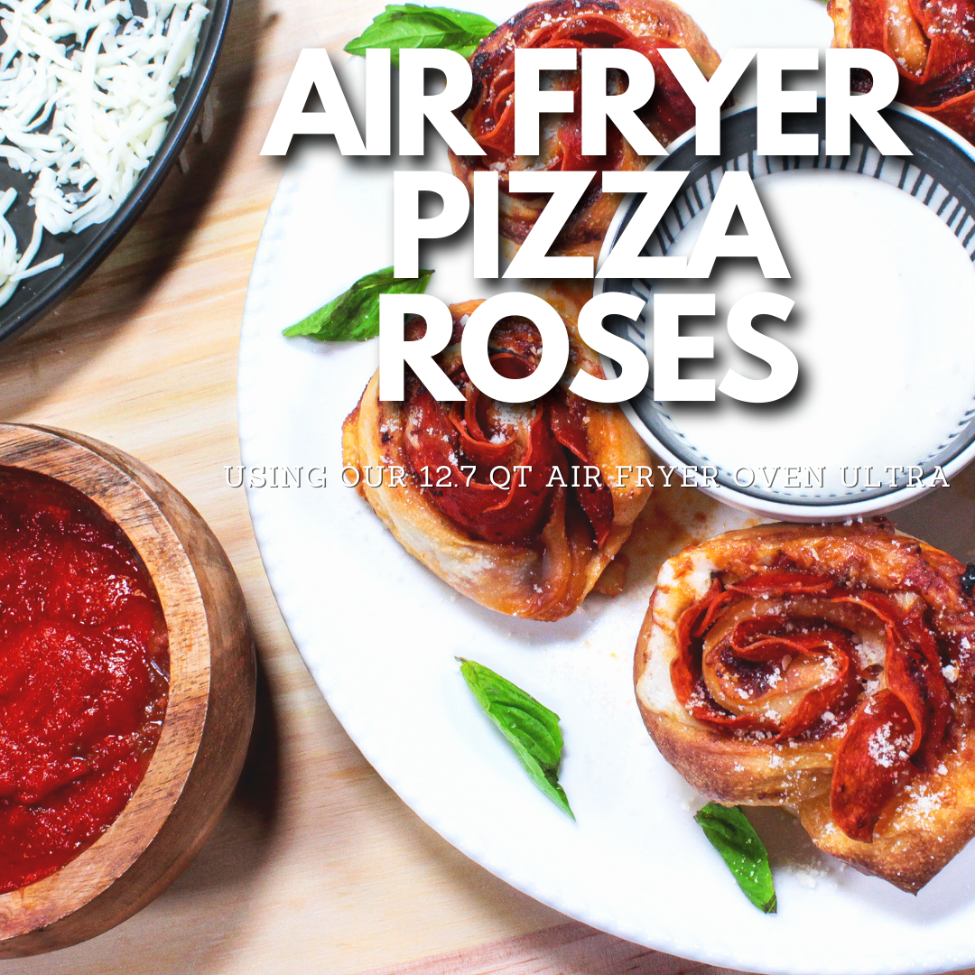 Air Fryer Pizza Roses