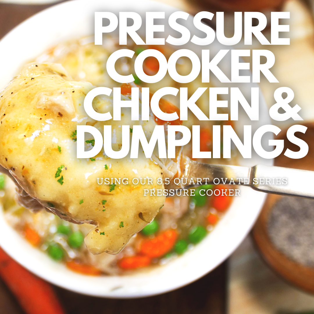 Pressure Cooker Chicken & Dumplings