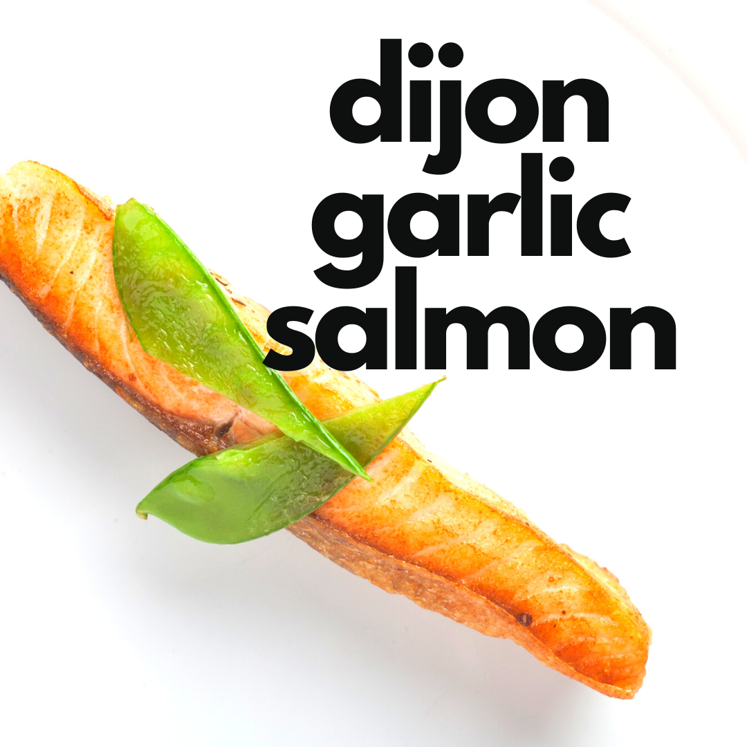 Air Fryer Dijon Garlic Salmon