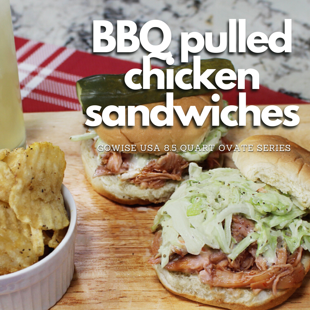 BBQ Pulled Chicken Sandwiches - In your Pressure Cooker