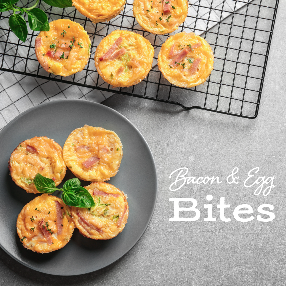 Air Fryer Bacon and Egg Bites (Keto)