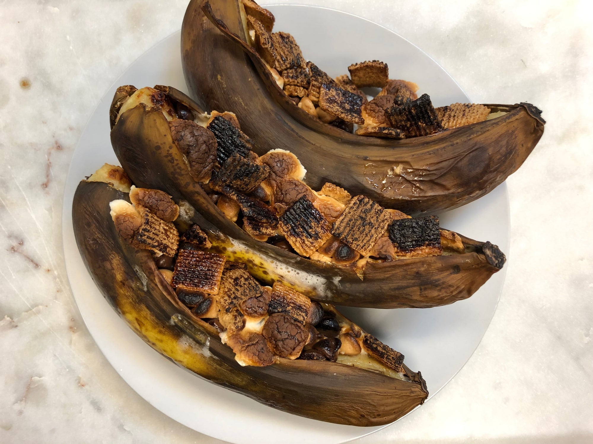 Fried Banana Smores