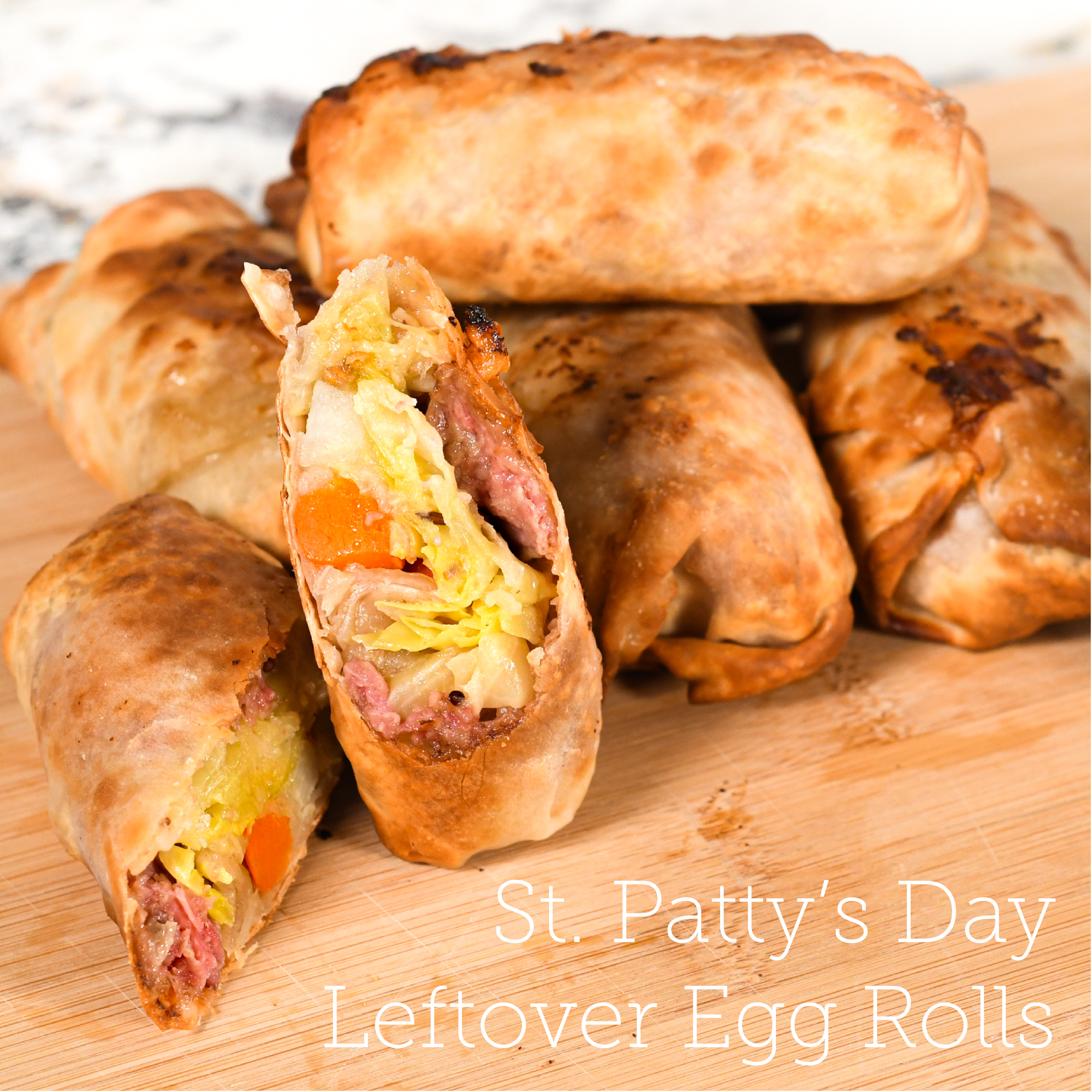 St. Patty's Day Leftover Egg Rolls