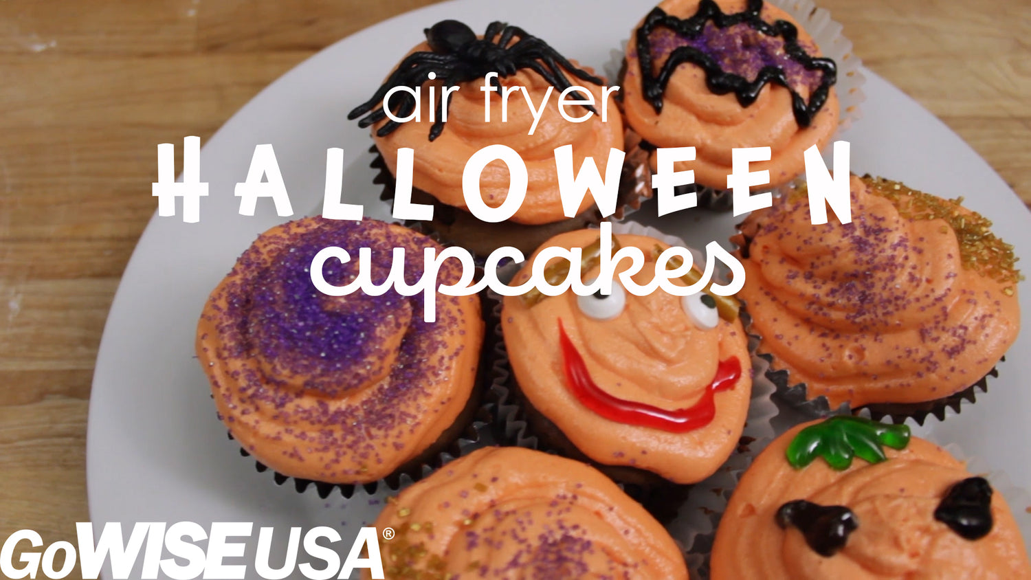 Halloween Cupcakes in the Air Fryer Oven