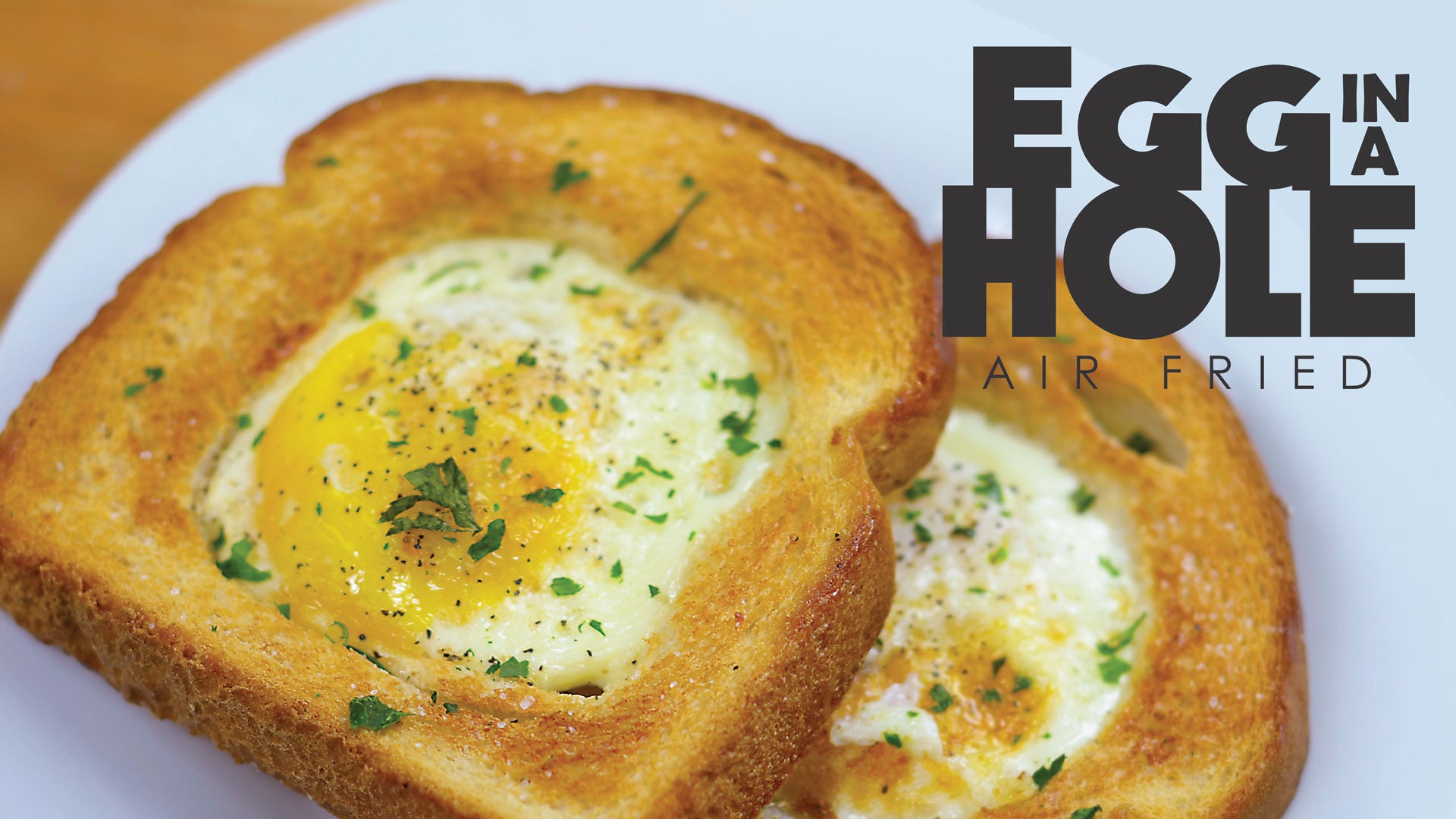 Air Fryer Eggs in a Hole