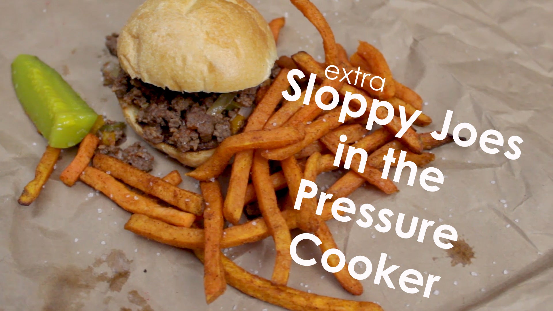 How to Make Sloppy Joes in the Pressure Cooker