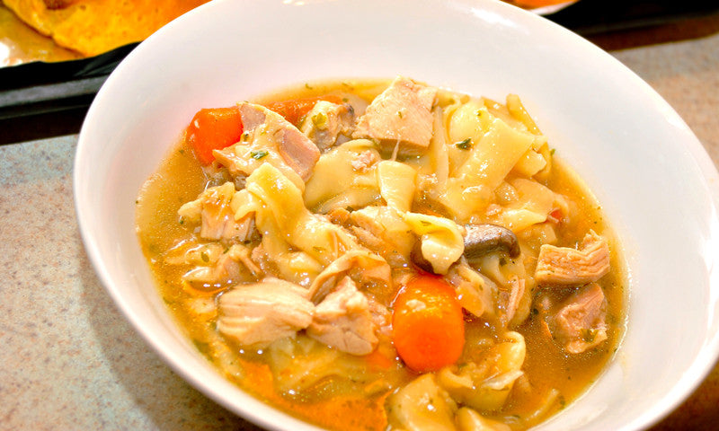 Cold-Busting Ginger Chicken Noodle Soup