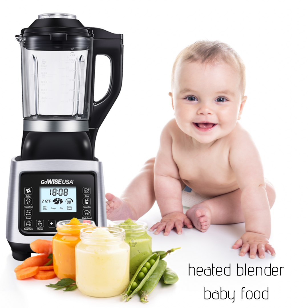 How to make baby food in your heated blender