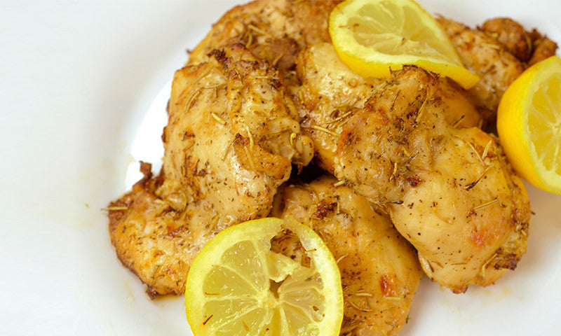 Herb Rubbed Chicken Thighs in an Air Fryer